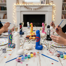 Load image into Gallery viewer, Bachelorette Sip & Paint Kit โ DIY Ceramic Figurine Painting Set - bachelorette - CozyHomeIdeas