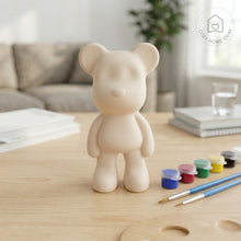 Load image into Gallery viewer, Ceramic Bear Figurine for Painting / DIY Creative Kit - ceramic for decorating - CozyHomeIdeas