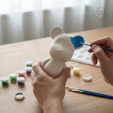 Load image into Gallery viewer, Ceramic Bear Figurine for Painting / DIY Creative Kit - ceramic for decorating - CozyHomeIdeas