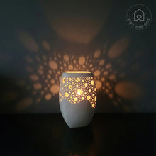 Load image into Gallery viewer, Ceramic Lace Candle Holder & Vase -Candle holders - CozyHomeIdeas