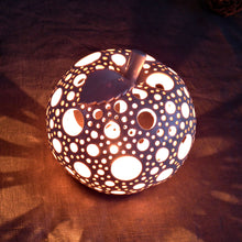 Load image into Gallery viewer, Handmade candle holder is the best wedding gift. Candle holder is made out of ceramic and hand-carved to perfection. Ceramic candle holder will bring coziness to any room in the house. Ceramic candle holder is essential for decorating any household.