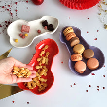 Load image into Gallery viewer, These colorful penis-shaped plates will brighten up a bachelorette/hen party or add playfulness to a gay bachelor party. Ceramic penis plate for adult's birthday party decor or bachelorette final fiesta sexy party supplies.