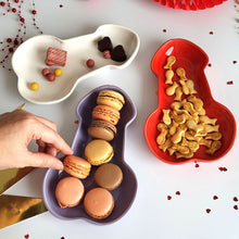 Load image into Gallery viewer, These colorful penis-shaped plates will brighten up a bachelorette/hen party or add playfulness to a gay bachelor party. Ceramic penis plate for adult's birthday party decor or bachelorette final fiesta sexy party supplies.