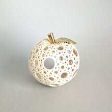 Load image into Gallery viewer, Love Birds Cake Toppers with Candle Holder "Apple"