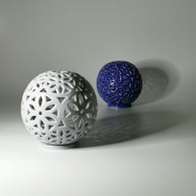 Load image into Gallery viewer, Handmade candle holder is the best wedding gift. Candle holder is made out of ceramic and hand-carved to perfection. Ceramic candle holder will bring coziness to any room in the house. Ceramic candle holder is essential for decorating any household.