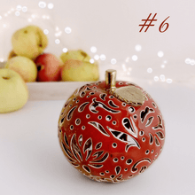 Load image into Gallery viewer, Handmade candle holder is the best wedding gift. Candle holder is made out of ceramic and hand-carved to perfection. Ceramic candle holder will bring coziness to any room in the house. Ceramic candle holder is essential for decorating any household.