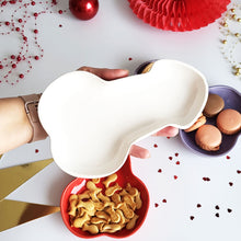 Load image into Gallery viewer, These colorful penis-shaped plates will brighten up a bachelorette/hen party or add playfulness to a gay bachelor party. Ceramic penis plate for adult's birthday party decor or bachelorette final fiesta sexy party supplies.