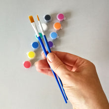 Load image into Gallery viewer, Craft Kit for Kids, Gnome Figurine, Homemade Crafts, Paint your Own, Make Your Own, Ceramic Painting, Gnome Patterns, paint kit, pottery painting, diy painting kit, ready to paint, diy craft kit, easter gnomes, super boy, t-rex, tyrannosaurus, stegosaurus, brontosaurus, a cat, boy, girl, fish, unicorn