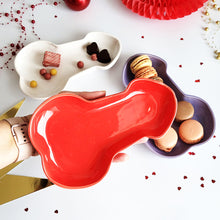 Load image into Gallery viewer, These colorful penis-shaped plates will brighten up a bachelorette/hen party or add playfulness to a gay bachelor party. Ceramic penis plate for adult's birthday party decor or bachelorette final fiesta sexy party supplies.