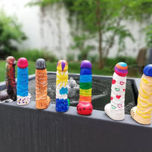 Load image into Gallery viewer, Blank ceramic penis for bachelorette or hen party decorations. Paint and sip coloring games for adults. This ceramic penis blank is sure to get the party started and make the best kind of raucous memories at gay bachelor, bridal shower or girl night party!