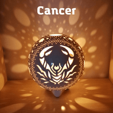 Load image into Gallery viewer, Handmade candle holder is the best astrology and horoscope gift. Candle holder is made out of ceramic and hand-carved to perfection. Ceramic candle holder will bring coziness to any room in the house. Ceramic candle holder is essential for decorating any household. Ceramic candle holder will delight new settlers.