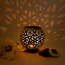 Load image into Gallery viewer, Wax melt warmer is made out of ceramic and hand-carved to perfection. Ceramic candle holder will bring coziness to any room in the house. Wax melt warmer is essential for decorating any household. Candle holder - wax warmer will delight new settlers.