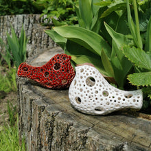 Load image into Gallery viewer, This pair of beautiful wedding cake toppers will add a classy finishing touch to your cake! The elegant cake toppers represent a pair of love birds or white doves. These cake toppers will decorate not only your wedding cake but also your home.