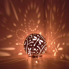 Load image into Gallery viewer, Handmade candle holder is the best wedding gift. Candle holder is made out of ceramic and hand-carved to perfection. Ceramic candle holder will bring coziness to any room in the house. Ceramic candle holder is essential for decorating any household.