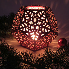 Load image into Gallery viewer, Handmade candle holder is the best wedding gift. Candle holder is made out of ceramic and hand-carved to perfection. Ceramic candle holder will bring coziness to any room in the house. Ceramic candle holder is essential for decorating any household.