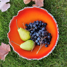 Load image into Gallery viewer, Order this ceramic bowl for your own home or buy them as a gift! Bright color on this ceramic bowl bring a warm vibe to your kitchen, dining room, or terrace. This ceramic bowl makes a wonderful gift idea for a wedding, engagement, or housewarming!