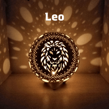 Load image into Gallery viewer, Handmade candle holder is the best astrology and horoscope gift. Candle holder is made out of ceramic and hand-carved to perfection. Ceramic candle holder will bring coziness to any room in the house. Ceramic candle holder is essential for decorating any household. Ceramic candle holder will delight new settlers.