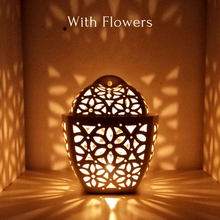 Load image into Gallery viewer, Handmade candle holder is the best wedding gift. Candle holder is made out of ceramic and hand-carved to perfection. Ceramic candle holder will bring coziness to any room in the house. Ceramic candle holder is essential for decorating any household.