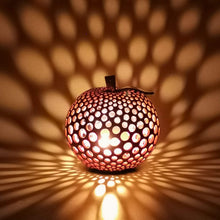 Load image into Gallery viewer, Candle Holder "Apple with Golden Leaf" - Candle holders - CozyHomeIdeas
