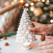 Load image into Gallery viewer, Candle Holder "Christmas Tree with Star" - Candle holders - CozyHomeIdeas