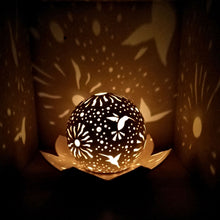 Load image into Gallery viewer, Candle Holder "Hummingbirds and Sun" - Candle holder - CozyHomeIdeas