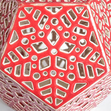 Load image into Gallery viewer, Candle Holder "Red Dodecahedron" - Candle holders - CozyHomeIdeas