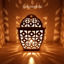 Load image into Gallery viewer, Candle Holder with Lid, Various Cut - Out - Candle holder - CozyHomeIdeas