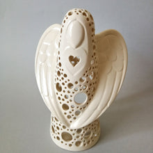 Load image into Gallery viewer, Handmade candle holder is the best wedding gift. Candle holder is made out of ceramic and hand-carved to perfection. Ceramic candle holder will bring coziness to any room in the house. Ceramic candle holder is essential for decorating any household.