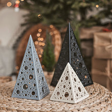 Load image into Gallery viewer, Handmade candle holder is the best wedding gift. Candle holder is made out of ceramic and hand-carved to perfection. Ceramic candle holder will bring coziness to any room in the house. Ceramic candle holder is essential for decorating any household.