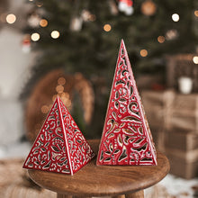 Load image into Gallery viewer, Handmade candle holder is the best Christmas gift. Candle holder is made out of ceramic and hand-carved to perfection. Ceramic candle holder will bring coziness to any room decor. Ceramic candle holder is essential for decorating any household.