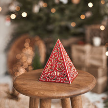 Load image into Gallery viewer, Handmade candle holder is the best Christmas gift. Candle holder is made out of ceramic and hand-carved to perfection. Ceramic candle holder will bring coziness to any room decor. Ceramic candle holder is essential for decorating any household.