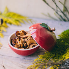 Load image into Gallery viewer, Ceramic Bowl "Apple" with Lid - Ceramic Bowl - CozyHomeIdeas