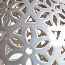 Load image into Gallery viewer, Handmade candle holder is the best wedding gift. Candle holder is made out of ceramic and hand-carved to perfection. Ceramic candle holder will bring coziness to any room in the house. Ceramic candle holder is essential for decorating any household.