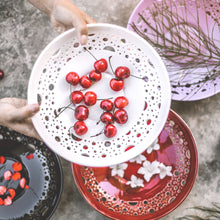 Load image into Gallery viewer, Hand - Carved Ceramic Serving Plates - Ceramic Plate - CozyHomeIdeas
