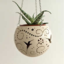 Load image into Gallery viewer, Hanging Ceramic Candle Holder / Planter - Candle holders - CozyHomeIdeas