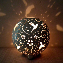 Load image into Gallery viewer, Handmade candle holder is the best wedding gift. Candle holder is made out of ceramic and hand-carved to perfection. Ceramic candle holder will bring coziness to any room in the house. Ceramic candle holder is essential for decorating any household.