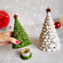 Load image into Gallery viewer, Candle Holder "Christmas Tree with Star" - Candle holders - CozyHomeIdeas
