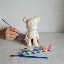 Load image into Gallery viewer, Ceramic Bear Figurine for Painting / DIY Creative Kit - ceramic for decorating - CozyHomeIdeas
