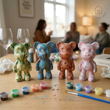 Load image into Gallery viewer, Ceramic Bear Figurine for Painting / DIY Creative Kit - ceramic for decorating - CozyHomeIdeas
