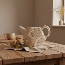 Load image into Gallery viewer, Dodecahedron Teapot Candle Holder - Candle holders - CozyHomeIdeas
