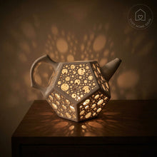 Load image into Gallery viewer, Dodecahedron Teapot Candle Holder - Candle holders - CozyHomeIdeas
