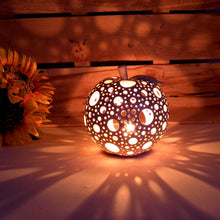 Load image into Gallery viewer, Handmade candle holder is the best wedding gift. Candle holder is made out of ceramic and hand-carved to perfection. Ceramic candle holder will bring coziness to any room in the house. Ceramic candle holder is essential for decorating any household. 
