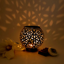 Load image into Gallery viewer, Wax melt warmer is made out of ceramic and hand-carved to perfection. Ceramic candle holder will bring coziness to any room in the house. Wax melt warmer is essential for decorating any household. Candle holder - wax warmer will delight new settlers.
