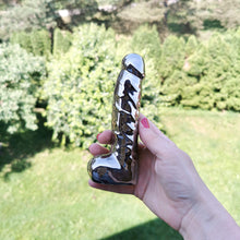 Load image into Gallery viewer, Gold penis sculpture - erotic wall or shelf decor. Silver penis deluxe contemporary erotic art for modern interiors. Penist for a bachelorette, hen or any &quot;adults only&quot; party . Gold penis a hook for sexy lingerie. Silver penis modern paperweight.
