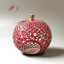 Load image into Gallery viewer, Candle Holder "Apple with Golden Leaf" - Candle holders - CozyHomeIdeas
