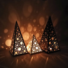 Load image into Gallery viewer, Candle Holder "Pyramids" - Candle holders - CozyHomeIdeas
