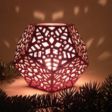 Load image into Gallery viewer, Candle Holder "Red Dodecahedron" - Candle holders - CozyHomeIdeas
