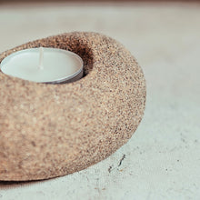 Load image into Gallery viewer, Candle Holder "Stone Imitation", Various Colors - Candle Lantern - CozyHomeIdeas
