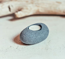 Load image into Gallery viewer, Candle Holder "Stone Imitation", Various Colors - Candle Lantern - CozyHomeIdeas
