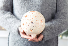 Load image into Gallery viewer, Handmade candle holder is the best Christmas gift. Candle holder is made out of ceramic and hand-carved to perfection. Ceramic candle holder will bring coziness to any room decor. Ceramic candle holder is essential for decorating any household.
